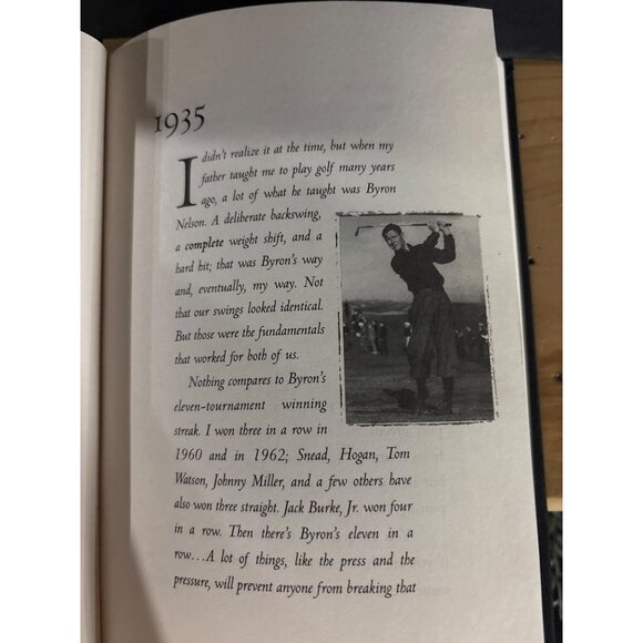 Bintage Byron Nelson "The Little Black Book" 1995 with Slipcase Hardcover Book - Picture 13 of 16